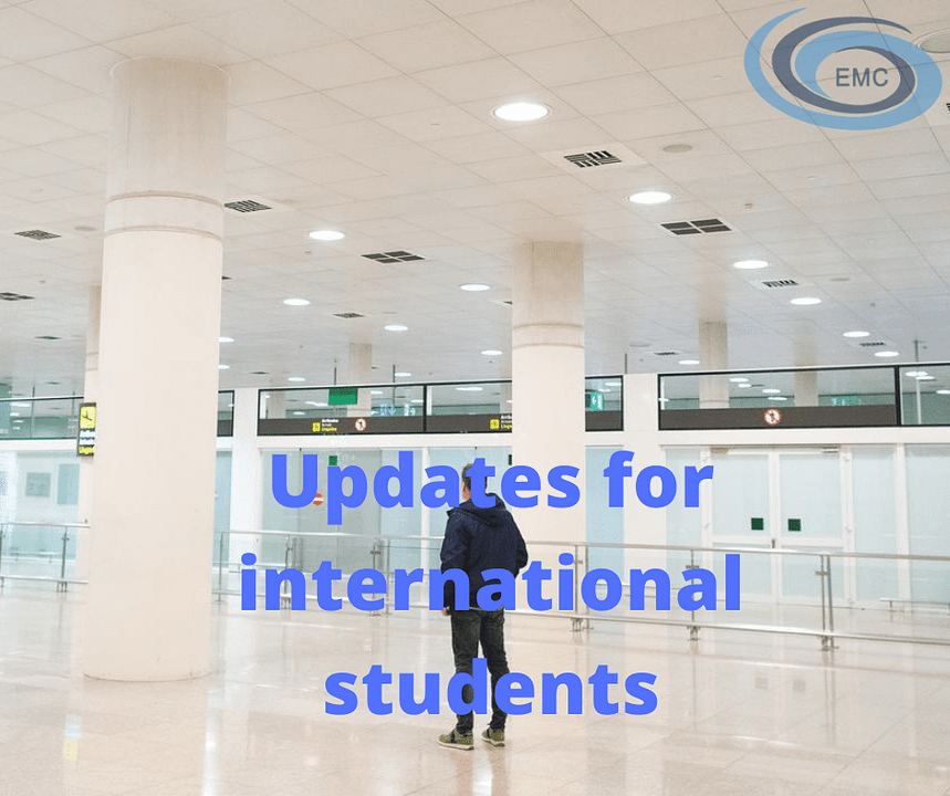 Update for international students